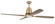 Ricasso 60'' 4-Blade Ceiling Fan in Satin Brass w/ Driftwood Blades; Light Kit Included (optional (20|RIC60SB4)