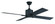 Teana 52'' 4-Blade Ceiling Fan in Flat Black w/ Flat Black/Greywood Blades (20|TEA52FB4)