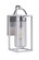 Neo 1 Light Small Outdoor Wall Lantern in Satin Aluminum (20|ZA4804-SA)
