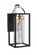 Neo 1 Light Large Outdoor Wall Lantern in Midnight/Satin Brass (20|ZA4824-MNSB)