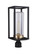 Neo 1 Light Outdoor Post Lantern in Midnight/Satin Brass (20|ZA4825-MNSB)