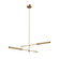 Astrid 2 Head Metal Shade/Vintage Brass Dimmable LED Multi Pendant (7713|MP316402VBMS)