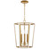 Curt traditional dimmable indoor small 3-light lantern chandelier in a matte white finish with gold (7725|AC1083MWTBBS)