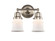 Canton - 2 Light - 13 inch - Brushed Satin Nickel - Bath Vanity Light (3442|623-2W-SN-G181S)