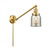 Bell - 1 Light - 8 inch - Satin Gold -Adjustable Swing Arm (3442|237-SG-G58)
