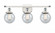 Beacon - 3 Light - 26 inch - White Polished Chrome - Bath Vanity Light (3442|916-3W-WPC-G204-6)