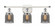 Bell - 3 Light - 26 inch - White Polished Chrome - Bath Vanity Light (3442|916-3W-WPC-G53-LED)