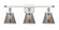 Cone - 3 Light - 26 inch - White Polished Chrome - Bath Vanity Light (3442|916-3W-WPC-G63-LED)
