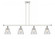Cone - 4 Light - 48 inch - White Polished Chrome - Stem Hung - Island Light (3442|916-4I-WPC-G62)