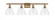 Bristol - 4 Light - 38 inch - Brushed Brass - Bath Vanity Light (3442|516-4W-BB-GBD-752-LED)