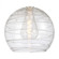 Deco Swirl 14'' Clear Glass (3442|G1213-14)