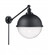 Hampden - 1 Light - 13 inch - Matte Black -Adjustable Swing Arm (3442|237-BK-HFS-124-BK-LED)