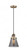 Cone - 1 Light - 6 inch - Brushed Brass - Cord hung - Mini Pendant (3442|201CSW-BB-G63)