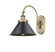 Briarcliff - 1 Light - 10 inch - Brushed Brass - Adjustable Swing Arm (3442|918-1W-BB-M10-BK)