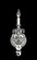 Milano 1 Light 120V Wall Sconce in Antique Silver with Clear Heritage Handcut Crystal (168|5641-48H)