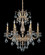 Milano 6 Light 120V Chandelier in Parchment Gold with Clear Heritage Handcut Crystal (168|5676-27H)