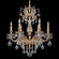 Milano 6 Light 120V Chandelier in Florentine Bronze with Clear Heritage Handcut Crystal (168|5676-83H)