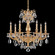 Milano 7 Light 120V Chandelier in Florentine Bronze with Clear Heritage Handcut Crystal (168|5677-83H)