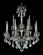 Milano 12 Light 120V Chandelier in Antique Silver with Clear Heritage Handcut Crystal (168|5683-48H)