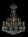 Milano 28 Light 120V Chandelier in Antique Silver with Clear Heritage Handcut Crystal (168|5688-48H)
