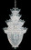 Trilliane 24 Light 120V Chandelier in Polished Stainless Steel with Clear Heritage Handcut Crystal (168|5848H)