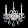 Olde World 2 Light 120V Wall Sconce in Aurelia with Clear Heritage Handcut Crystal (168|6807-211H)
