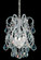 Olde World 4 Light 120V Mini Pendant in Polished Silver with Clear Heritage Handcut Crystal (168|6809-40H)