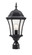 1 Light Outdoor Post Mount Fixture (276|522PHM-BK)