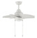 Propel II 24'' 6-Blade Indoor/Outdoor (Damp) Ceiling Fan in White w/ White Blades; Integrated LT  (20|PPT24W6)