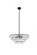 Ella 24 inch pendant in black (758|1101D24BK)