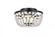 Cora 10 inch flush mount in black (758|1109F10BK)