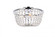 Cora 13 inch flush mount in chrome (758|1109F13C)