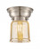 Bell - 1 Light - 6 inch - Brushed Satin Nickel - Flush Mount (3442|623-1F-SN-G58)