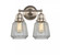 Chatham - 2 Light - 14 inch - Brushed Satin Nickel - Bath Vanity Light (3442|623-2W-SN-G142)