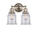 Canton - 2 Light - 14 inch - Brushed Satin Nickel - Bath Vanity Light (3442|623-2W-SN-G182)