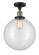 Beacon - 1 Light - 12 inch - Black Antique Brass - Semi-Flush Mount (3442|517-1CH-BAB-G202-12)