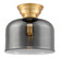 Bell - 1 Light - 12 inch - Satin Gold - Flush Mount (3442|623-1F-SG-G73-L)
