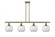Athens - 4 Light - 48 inch - Antique Brass - Cord hung - Island Light (3442|516-4I-AB-G122)
