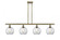 Athens - 4 Light - 48 inch - Antique Brass - Stem hung - Island Light (3442|516-4I-AB-G122)
