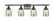 Bell - 4 Light - 36 inch - Matte Black - Bath Vanity Light (3442|916-4W-BK-G58-LED)