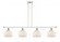 Bell - 4 Light - 48 inch - White Polished Chrome - Stem Hung - Island Light (3442|916-4I-WPC-G71-LED)
