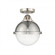 Hampden - 1 Light - 9 inch - Brushed Satin Nickel - Semi-Flush Mount (3442|288-1C-SN-HFS-84-SN)