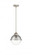 Hampden - 1 Light - 9 inch - Brushed Satin Nickel - Stem hung - Mini Pendant (3442|288-1S-SN-HFS-82-SN)