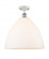 Bristol - 1 Light - 16 inch - White Polished Chrome - Semi-Flush Mount (3442|516-1C-WPC-GBD-161)