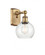 Athens - 1 Light - 6 inch - Brushed Brass - Sconce (3442|516-1W-BB-G124-6)