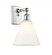Berkshire - 1 Light - 8 inch - White Polished Chrome - Sconce (3442|516-1W-WPC-GBC-81-LED)