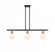 Athens - 3 Light - 36 inch - Black Antique Brass - Stem hung - Island Light (3442|516-3I-BAB-G121-6-LED)