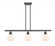 Athens - 3 Light - 36 inch - Oil Rubbed Bronze - Stem hung - Island Light (3442|516-3I-OB-G121-6)