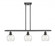 Athens - 3 Light - 36 inch - Oil Rubbed Bronze - Cord hung - Island Light (3442|516-3I-OB-G124-6-LED)