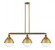 Hampden - 3 Light - 42 inch - Brushed Brass - Stem Hung - Adjustable Island Light (3442|213-BB-HFS-84-BB)